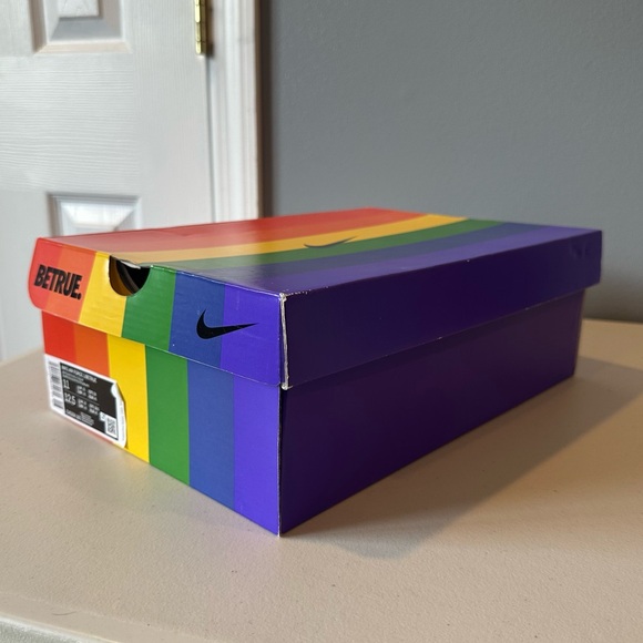 Nike Air Force 1 Low Be True in White/Multi-Color - Picture 4 of 14